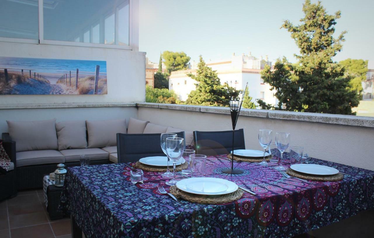 Sitges Atico 2 Min A Playa San Sebastian Apartment ภายนอก รูปภาพ